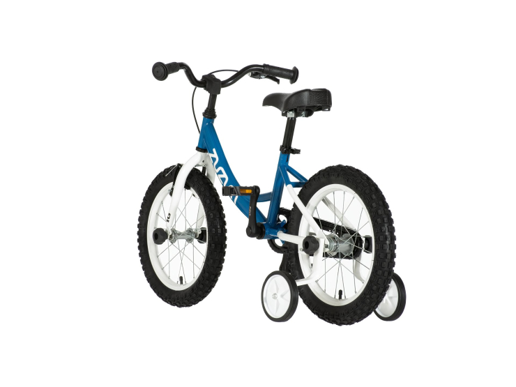 Bicikl kids zuzum 16" 8" v-brake kontra 105-125cm (16") plavi uv sjaj bicikl kids zuzum 16 8 dečiji bicikl kids zuzum 16 inča plavi sa pomoćnim točkovima