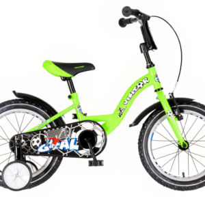 bicikl kids visitor goal 16 dečiji bicikl visitor goal 16 inča belo zeleni neon sa