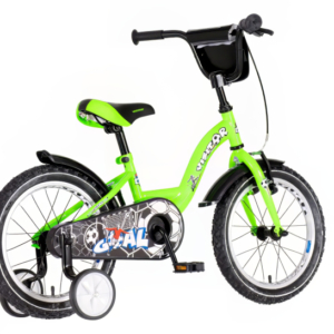 Bicikl kids visitor goal 16" 9" v-brake kontra 105-125cm (16") belo zeleni neon bicikl kids visitor goal 16 dečiji bicikl visitor goal 16 inča belo zeleni neon sa