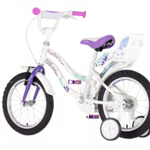 Bicikl kids visitor songbird 16" 9" v-brake kontra 105-125cm (16") belo ljubičasti perla bicikl kids visitor songbird 16 belo ljubičasti perla za devojčice
