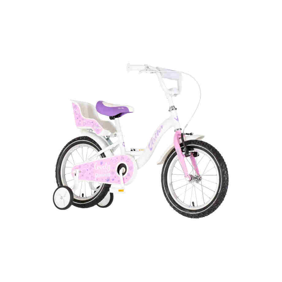 bicikl kids visitor liloo 16 visitor liloo bicikl za devojčice 16 inča belo roze perla