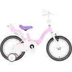 Bicikl kids visitor liloo 16" 9" v-brake kontra 105-125cm (16") roze bicikl kids visitor liloo 16 bicikl kids visitor liloo roze boja za devojčice sa točkovima