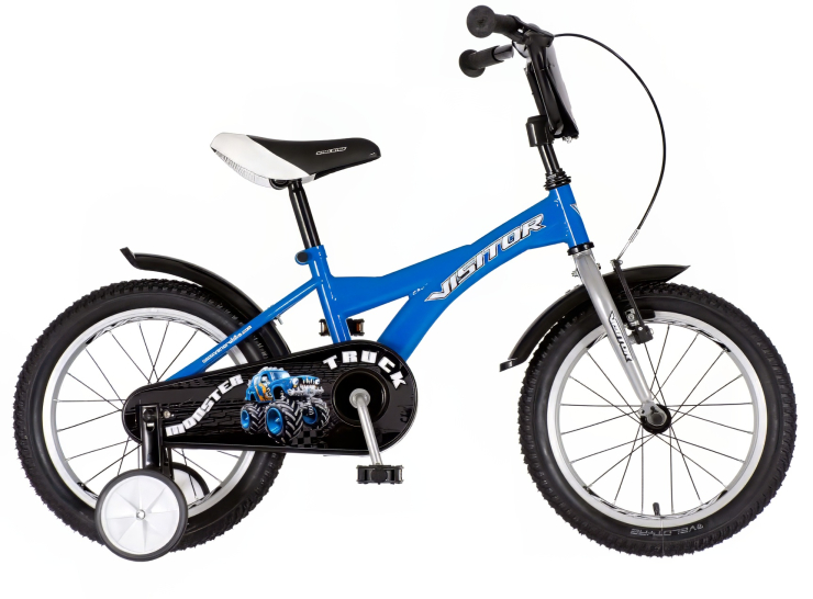 bicikl kids visitor truck 16 plavi dečiji bicikl sa v-brake kočnicama