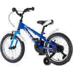 Bicikl kids visitor cosmo 16" 9" v-brake kontra 105-125cm (16") plavi bicikl kids visitor cosmo 16 dečiji bicikl visitor cosmo 16 plavi sa pomoćnim točkićima