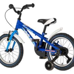 Bicikl kids visitor cosmo 16" 9" v-brake kontra 105-125cm (16") plavi bicikl kids visitor cosmo 16 dečiji bicikl visitor cosmo 16 plavi sa pomoćnim točkićima