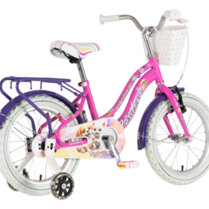 Bicikl kids visitor best friend 16" 9" v-brake kontra 105-125cm (16") roze neon uv sjaj bicikl kids visitor best friend visitor best friend 16 dečiji bicikl roze neon uv sjaj