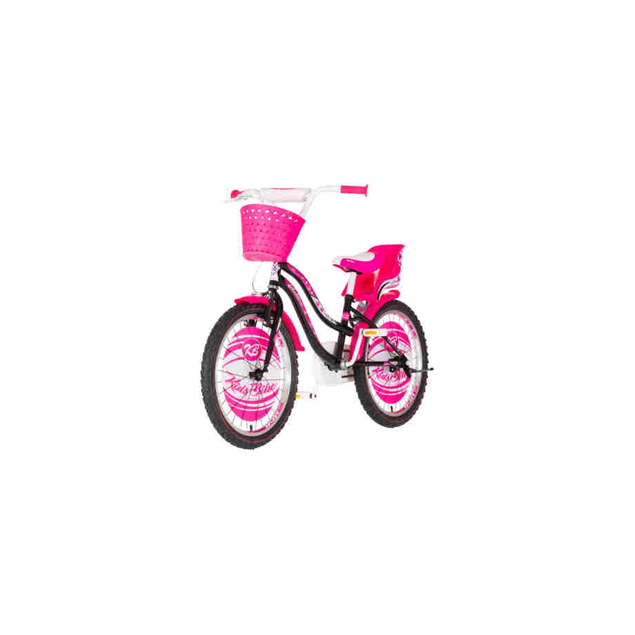 Bicikl kids visitor heart 20" 11" v-brake kontra 115-135cm (20") crno roze 1203001 03