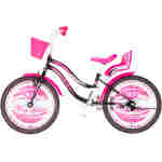 Bicikl kids visitor heart 20" 11" v-brake kontra 115-135cm (20") crno roze Bicikl kids visitor heart 20" 11" v-brake kontra 115-135cm (20") crno roze - Slika 4