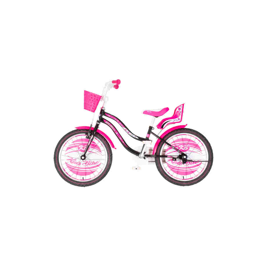 Bicikl kids visitor heart 20" 11" v-brake kontra 115-135cm (20") crno roze 1203001 06