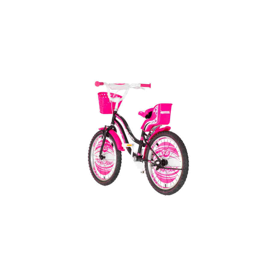Bicikl kids visitor heart 20" 11" v-brake kontra 115-135cm (20") crno roze 1203001 09