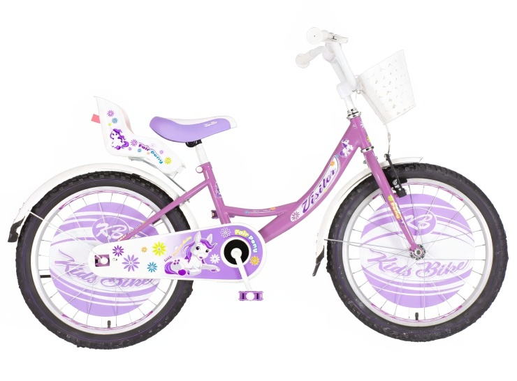 Bicikl kids visitor pony 20" 10" v-brake kontra 115-135cm (20") ljubičasti perla Bicikl kids visitor pony 20" 10" v-brake kontra 115-135cm (20") ljubičasti perla