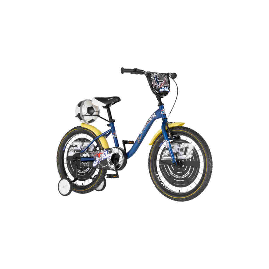 Bicikl kids visitor goal 20" 11" v-brake kontra 115-135cm (20") plavi perla