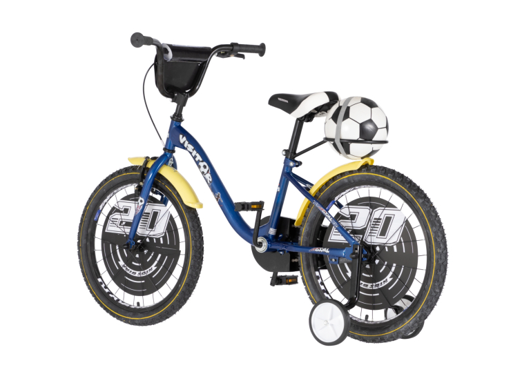 Bicikl kids visitor goal 20" 11" v-brake kontra 115-135cm (20") plavi perla