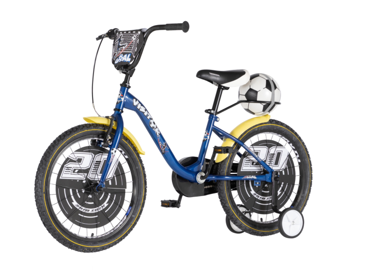 Bicikl kids visitor goal 20" 11" v-brake kontra 115-135cm (20") plavi perla
