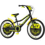 Bicikl kids visitor ranger 20" 10" v-brake kontra 115-135cm (20") crno žuti polu mat Bicikl kids visitor ranger 20" 10" v-brake kontra 115-135cm (20") crno žuti polu mat - Slika 1