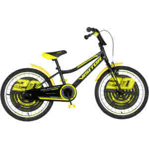 Bicikl kids visitor ranger 20" 10" v-brake kontra 115-135cm (20") crno žuti polu mat Bicikl kids visitor ranger 20" 10" v-brake kontra 115-135cm (20") crno žuti polu mat - Slika 2