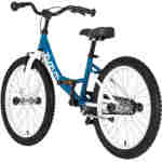 Bicikl kids zuzum 20" 10" v-brake kontra 115-135cm (20") plavi sjaj uv bicikl kids zuzum 20 10 dečiji bicikl kids zuzum 20 inča plavi sa anatomskim sedištem