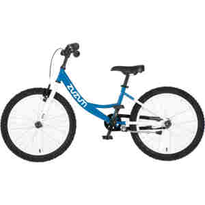 Bicikl kids zuzum 20" 10" v-brake kontra 115-135cm (20") plavi sjaj uv bicikl kids zuzum 20 10 dečiji bicikl kids zuzum 20 inča plavi sa anatomskim sedištem
