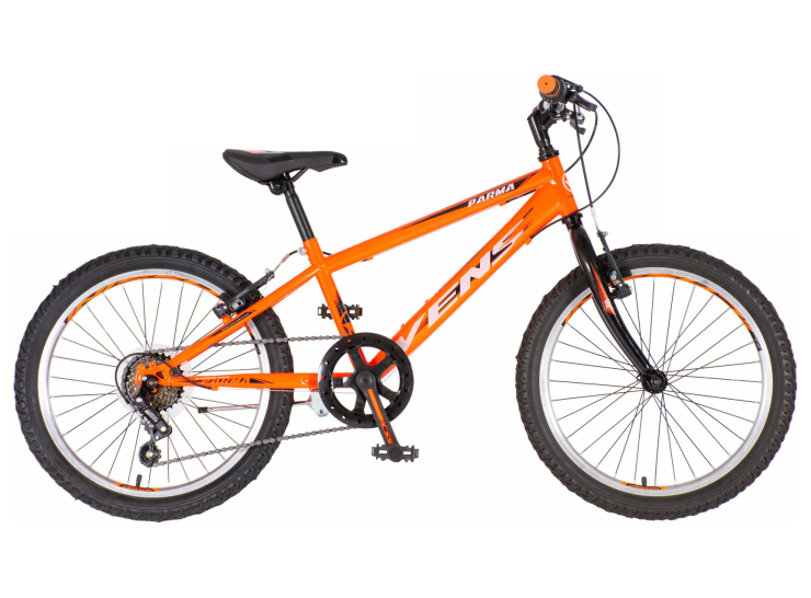 Bicikl junior 20 venssini parma 20" 11" v-brake 6 brzina 120-142cm (xxs) neon narandžasti uv bicikl junior 20 venssini parma neon narandžasti sa v-brake kočnicama
