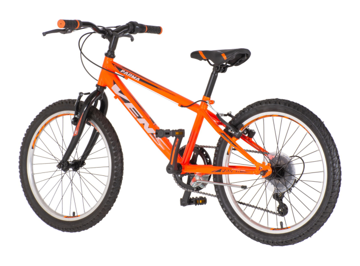 Bicikl junior 20 venssini parma 20" 11" v-brake 6 brzina 120-142cm (xxs) neon narandžasti uv bicikl junior 20 venssini parma neon narandžasti sa v-brake kočnicama