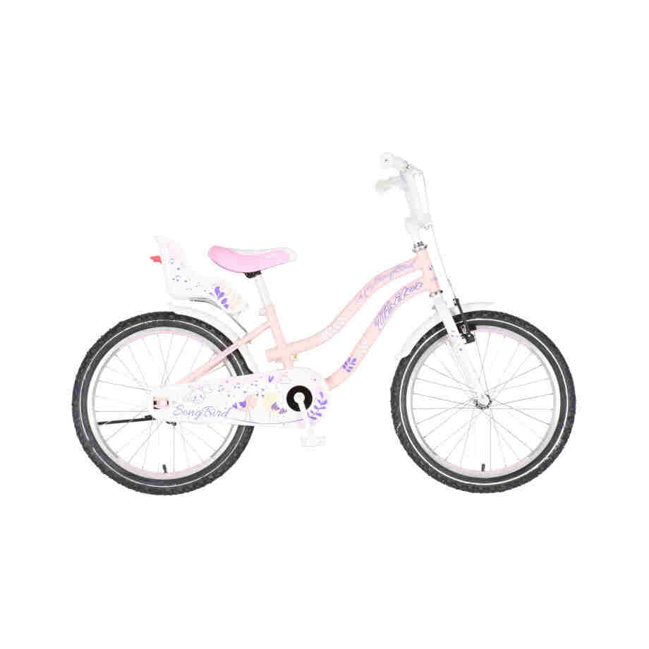 Bicikl kids visitor songbird 20" 11" v-brake kontra 115-135cm (20") roze bicikl kids visitor songbird 20 visitor songbird bicikl roze boja za devojčice 20 inča