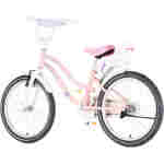 Bicikl kids visitor songbird 20" 11" v-brake kontra 115-135cm (20") roze bicikl kids visitor songbird 20 visitor songbird bicikl roze boja za devojčice 20 inča
