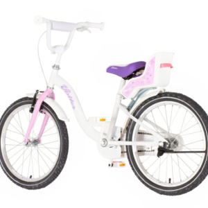 Bicikl kids visitor liloo 20" 10" v-brake kontra 115-135cm (20") belo roze perla bicikl kids visitor liloo 20 belo roze perla za devojčice