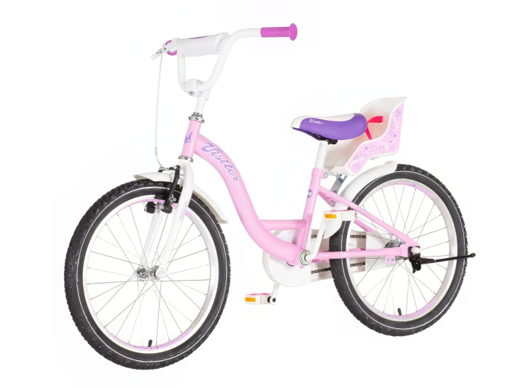 bicikl kids visitor liloo 20 bicikl visitor liloo roze boja za devojčice sa anatomskim sedištem