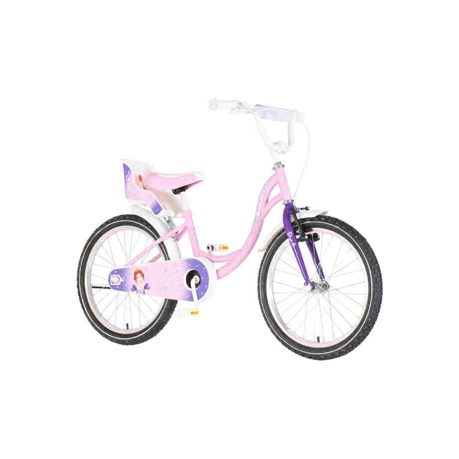 Bicikl kids visitor princess 20" 11" v-brake kontra 115-135cm (20") roze