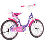 Bicikl kids visitor princess 20" 11" v-brake kontra 115-135cm (20") ljubičasti perla bicikl kids visitor princess 20 bicikl visitor princess 20 inča ljubičasti perla za devojčice
