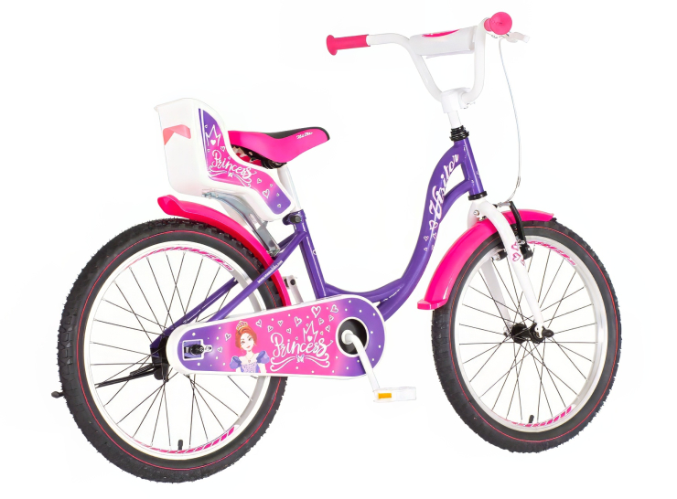 Bicikl kids visitor princess 20" 11" v-brake kontra 115-135cm (20") ljubičasti perla bicikl kids visitor princess 20 bicikl visitor princess 20 inča ljubičasti perla za devojčice
