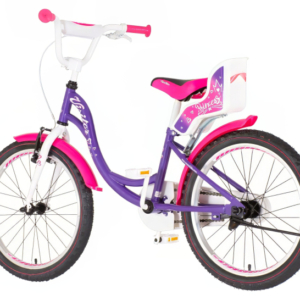 Bicikl kids visitor princess 20" 11" v-brake kontra 115-135cm (20") ljubičasti perla bicikl kids visitor princess 20 bicikl visitor princess 20 inča ljubičasti perla za devojčice