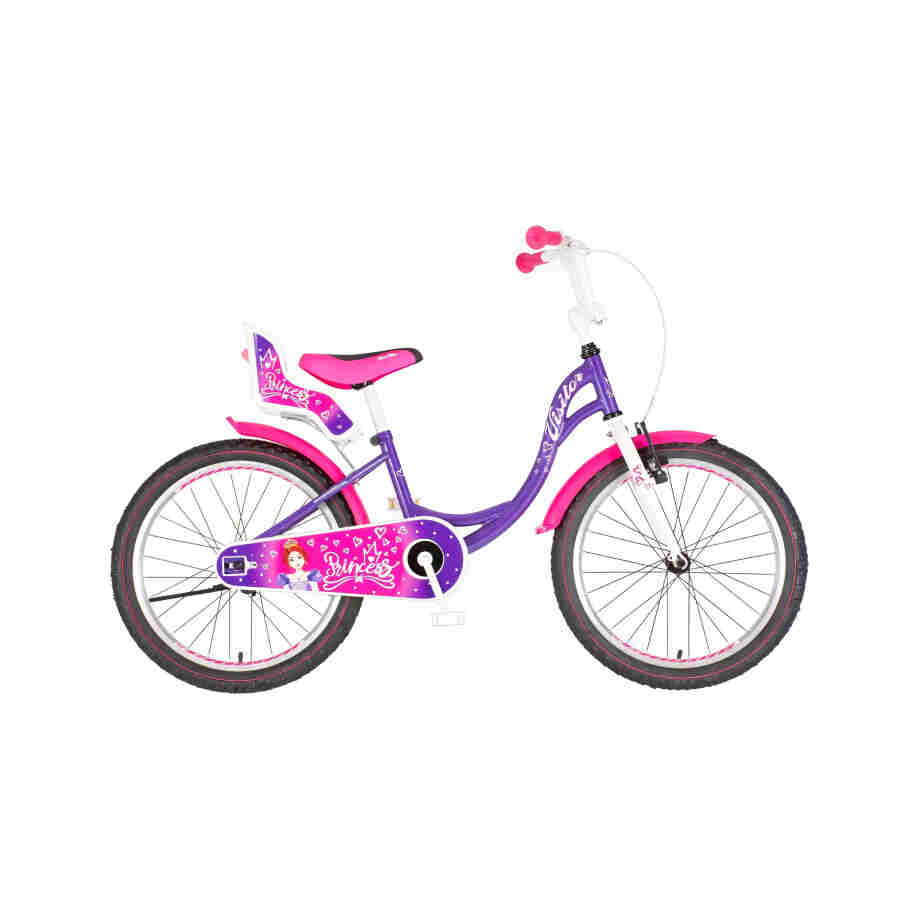 Bicikl kids visitor princess 20" 11" v-brake kontra 115-135cm (20") ljubičasti perla bicikl kids visitor princess 20 bicikl visitor princess 20 inča ljubičasti perla za devojčice