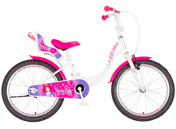 bicikl kids visitor princess 20 visitor princess bicikl 20 inča belo roze perla boja za