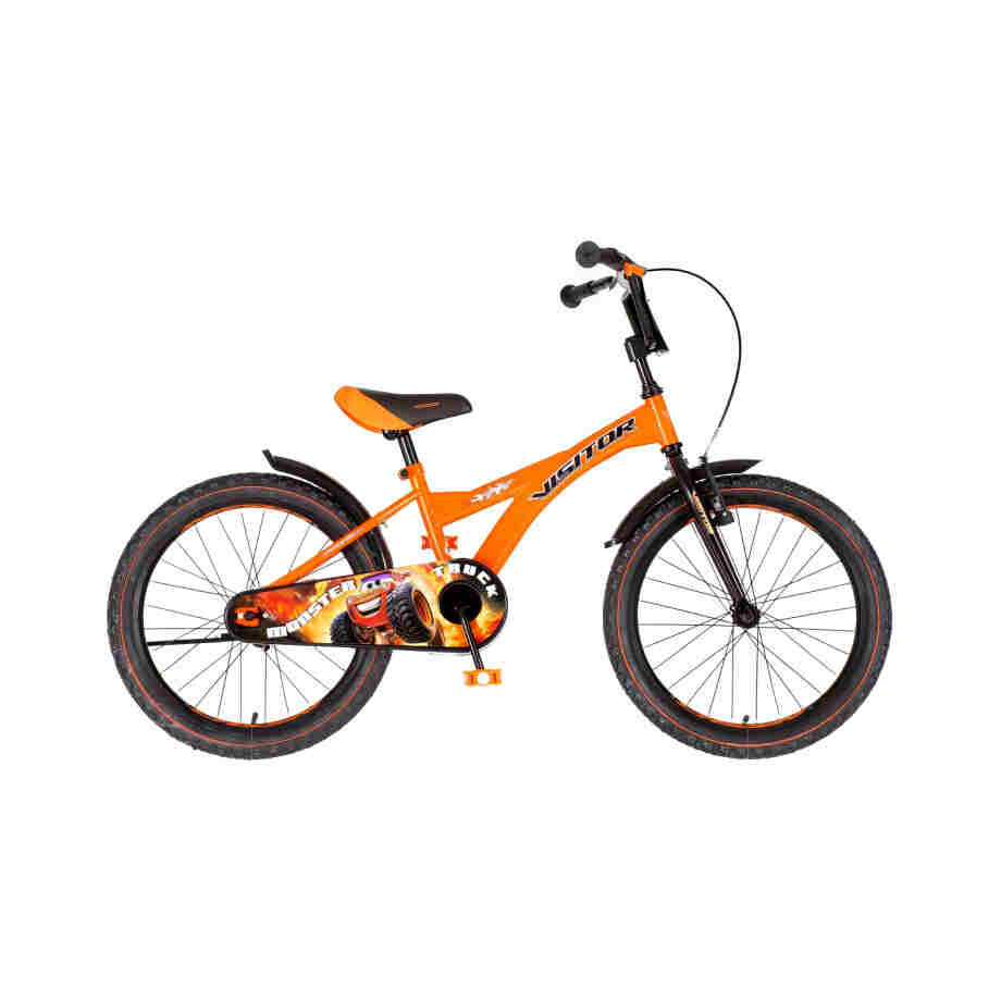Bicikl kids visitor truck 20" 10" v-brake kontra 115-135cm (20") neon narandžasti uv dečiji bicikl kids visitor truck 20 neon narandžasti sa v-brake kočnicama