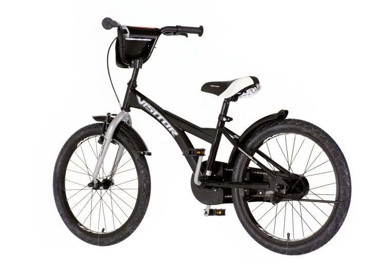 Bicikl kids visitor truck 20" 10" v-brake kontra 115-135cm (20") crno sivi bicikl kids visitor truck 20 crno sivi sa podesivim sedištem