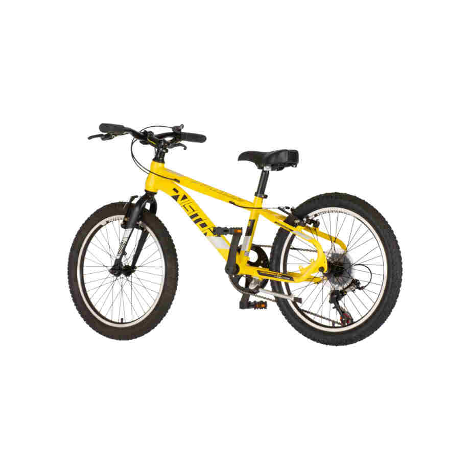 Bicikl junior 20 visitor radiance 20" 11" v-brake 6 brzina 120-142cm (xxs) žuti bicikl junior 20 visitor radiance visitor radiance 20 žuti junior bicikl 6 brzina v-brake za