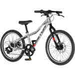 Bicikl junior 20 visitor proxy d2 20" tvrda alu 11" disk dupli 7 brzina 115-135cm (20") srebrni bicikl junior 20 visitor proxy visitor proxy d2 20 juniorski bicikl srebrni aluminijumski ram disk