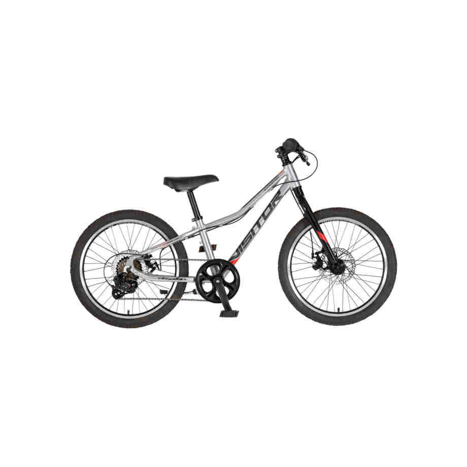 Bicikl junior 20 visitor proxy d2 20" tvrda alu 11" disk dupli 7 brzina 115-135cm (20") srebrni bicikl junior 20 visitor proxy visitor proxy d2 20 juniorski bicikl srebrni aluminijumski ram disk