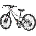 Bicikl junior 20 visitor proxy d2 20" tvrda alu 11" disk dupli 7 brzina 115-135cm (20") srebrni bicikl junior 20 visitor proxy visitor proxy d2 20 juniorski bicikl srebrni aluminijumski ram disk