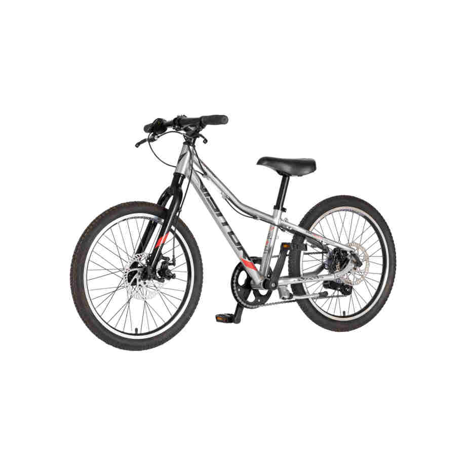 Bicikl junior 20 visitor proxy d2 20" tvrda alu 11" disk dupli 7 brzina 115-135cm (20") srebrni bicikl junior 20 visitor proxy visitor proxy d2 20 juniorski bicikl srebrni aluminijumski ram disk