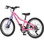 Bicikl junior 20 visitor proxy d2 20" tvrda alu 11" disk dupli 7 brzina 115-135cm (20") roze bicikl junior 20 visitor proxy visitor proxy d2 dečiji bicikl 20 inča roze aluminijumski ram