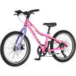 Bicikl junior 20 visitor proxy d2 20" tvrda alu 11" disk dupli 7 brzina 115-135cm (20") roze bicikl junior 20 visitor proxy visitor proxy d2 dečiji bicikl 20 inča roze aluminijumski ram