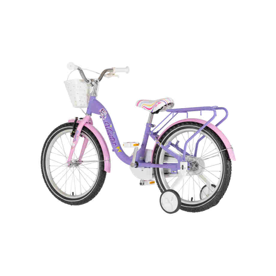 bicikl kids visitor unicorn 20 dečiji bicikl visitor unicorn 20 ljubičasti sa v-brake i kontra