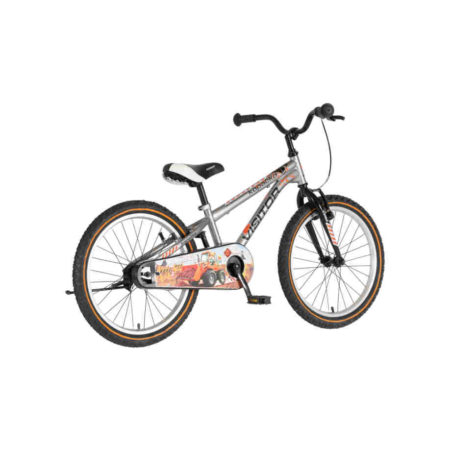 bicikl kids visitor kopacko 20 dečiji bicikl visitor kopacko 20 inča srebrni uv sjaj v-brake