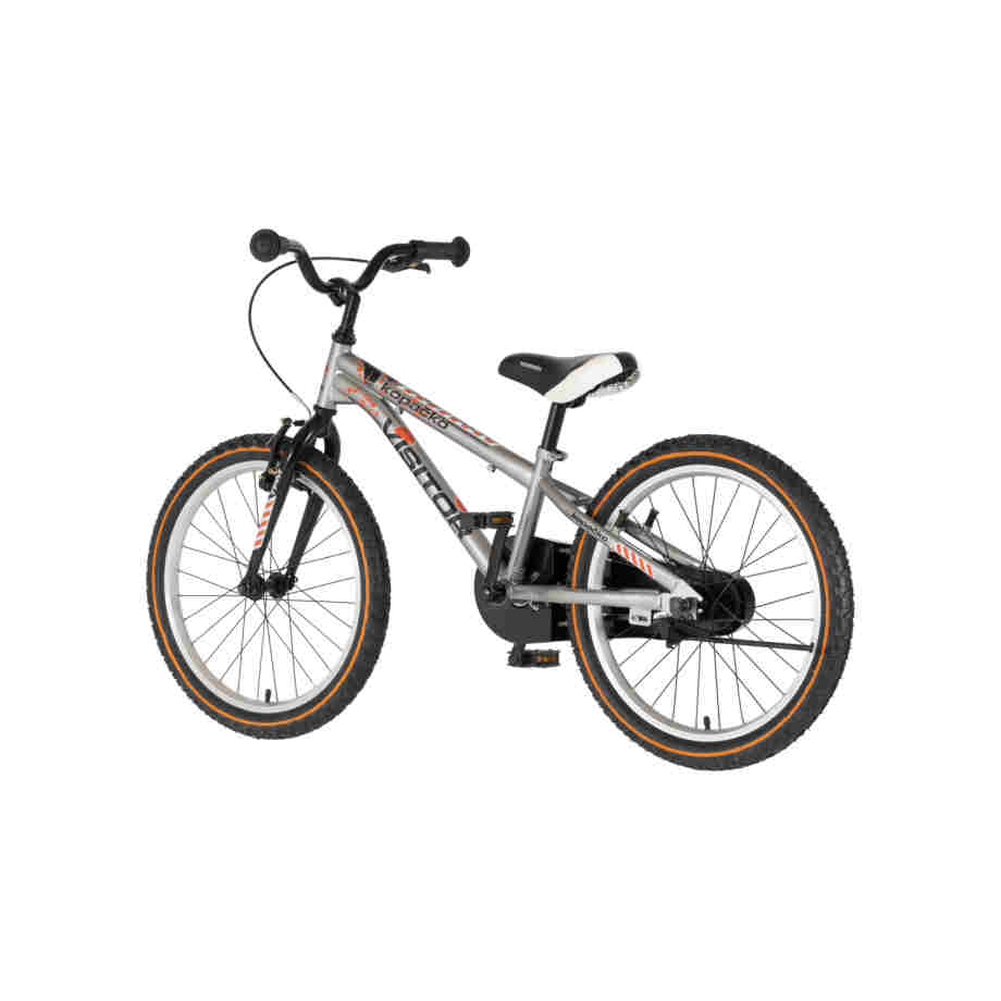 bicikl kids visitor kopacko 20 dečiji bicikl visitor kopacko 20 inča srebrni uv sjaj v-brake
