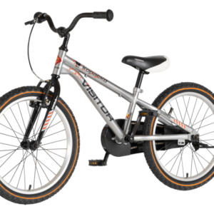 Bicikl kids visitor kopacko 20" 10" v-brake kontra 115-135cm (20") srebrni uv sjaj bicikl kids visitor kopacko 20 dečiji bicikl visitor kopacko 20 inča srebrni uv sjaj v-brake