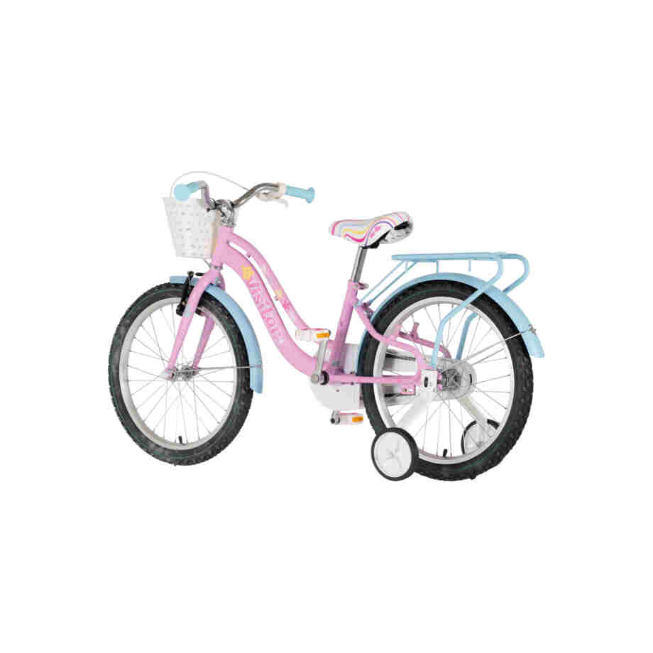 bicikl kids visitor pearl 20 dečiji bicikl visitor pearl 20 cola roze v-brake kontra kočnica