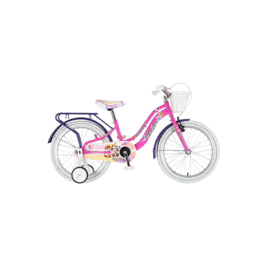 bicikl kids visitor best friend visitor best friend 20 dečiji bicikl roze neon uv sjaj