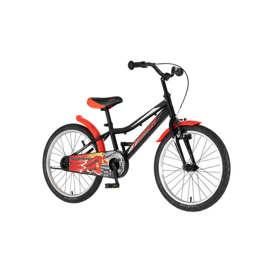 bicikl kids visitor redstriker 20 visitor redstriker 20 inča dečiji bicikl crno crveni ram 10